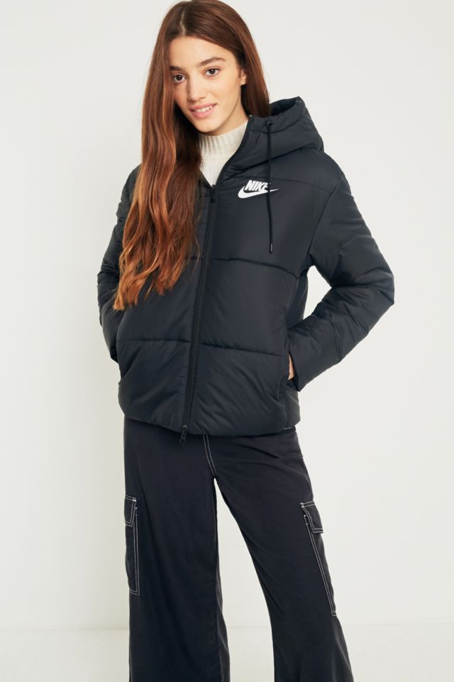 Nike Black Quilted Puffer Jacket | Urban Outfitters UK