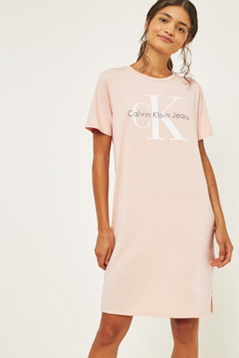 calvin klein tee shirt dress