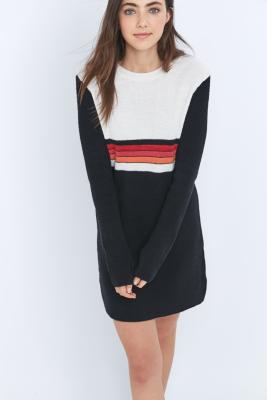 colour block jumper dress