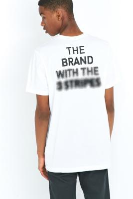 the brand with the three stripes shirt