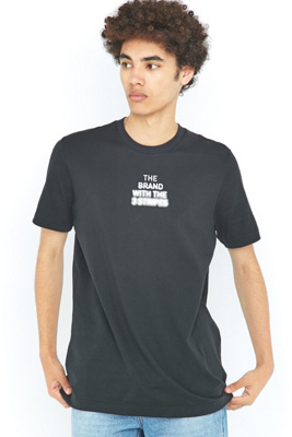 adidas the brand with the 3 stripes t shirt