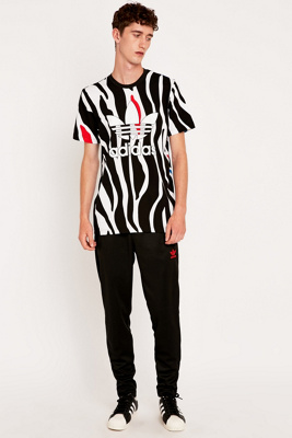 adidas zebra print shirt