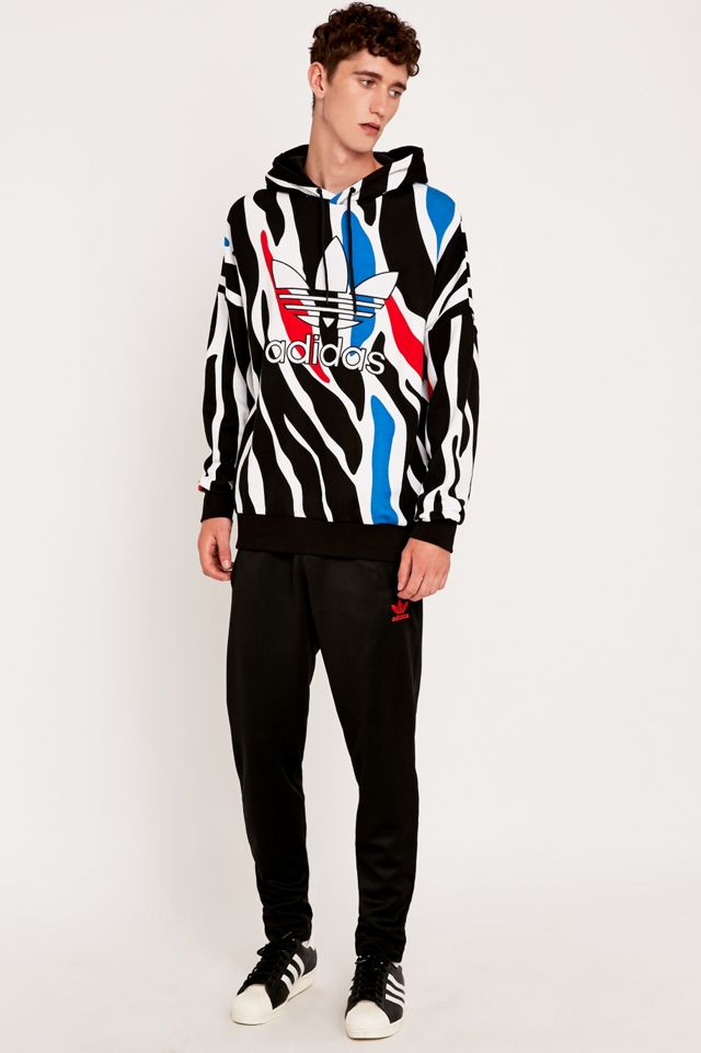adidas AOP Zebra Print Hoodie Urban Outfitters UK