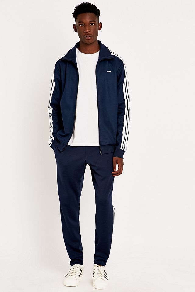 adidas Beckenbauer Track Top in Navy | Urban Outfitters UK