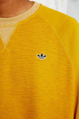 sweat adidas jaune moutarde