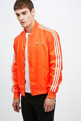 Adidas Originals x Pharrell Williams Track Jacket in Solar Orange | Urban  Outfitters UK