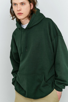 green oversized hoodie