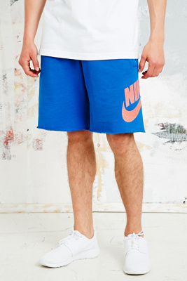 raw hem sweat shorts