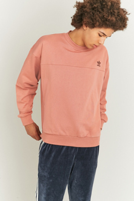 adidas pink crew neck