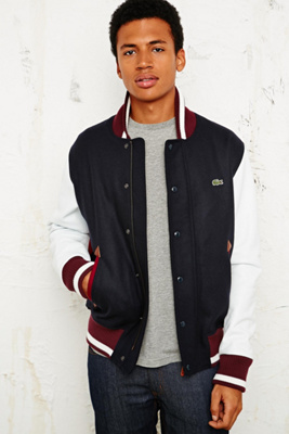 lacoste college jacket