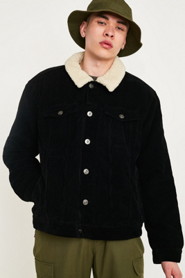 bdg sherpa corduroy trucker jacket