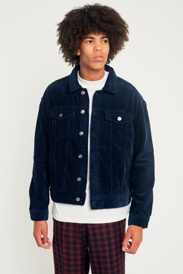 BDG Navy Cord Jacket | Urban Outfitters UK