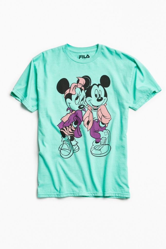 Fila X Disney Mickey Minnie Mouse Squad T Shirt Urban