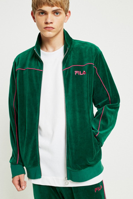 fila mens velour tracksuit