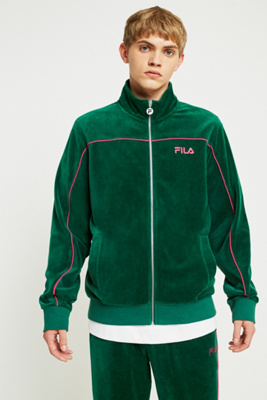 women's fila velour tracksuit