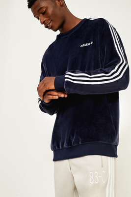 adidas velour sweater