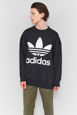 adidas originals adicolour oversized crew neck sweatshirt