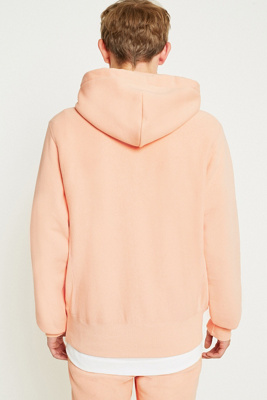 champion reverse weave hoodie peach