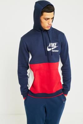 nike sportswear logo hoodie