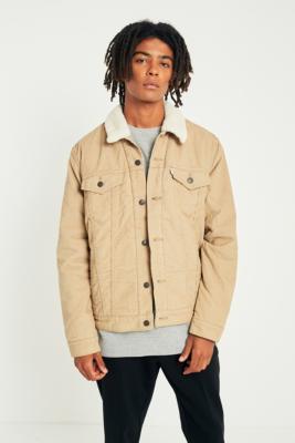 levi's chino corduroy sherpa trucker jacket