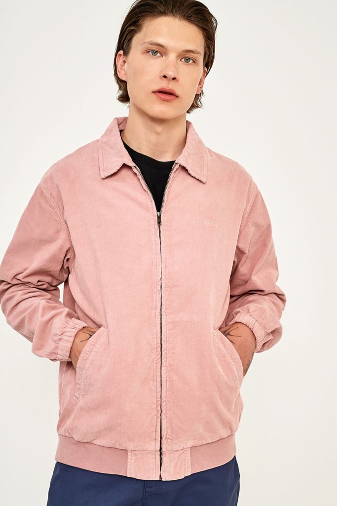 Stussy Bleached Out Pink Corduroy Jacket Urban Outfitters FR