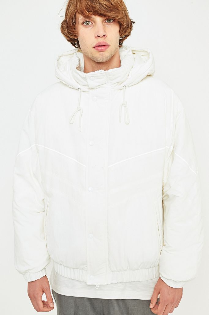 vivastudio Pro Line White Parka Jacket Urban Outfitters UK