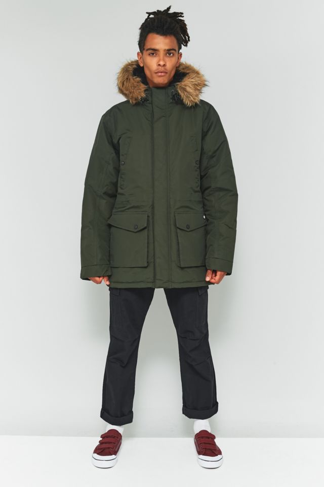Dickies Curtis Olive Green Parka | Urban Outfitters UK