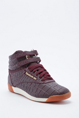 reebok high tops 80s marron