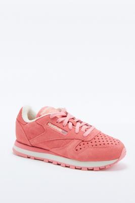 Pink Suede Classic Runner Trainers 