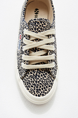 superga animal print trainers