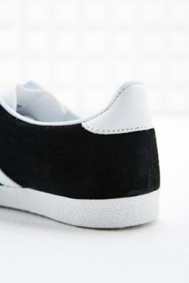 all black suede gazelles