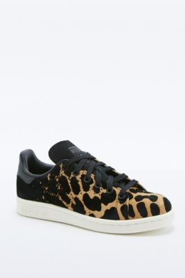 leopard print black trainers