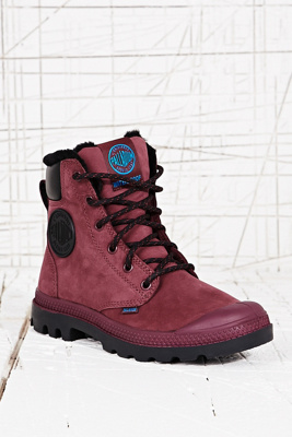 burgundy palladium boots