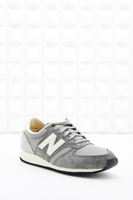 new balance 420 runner black and grey trainers