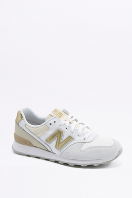 new balance 996 white and gold