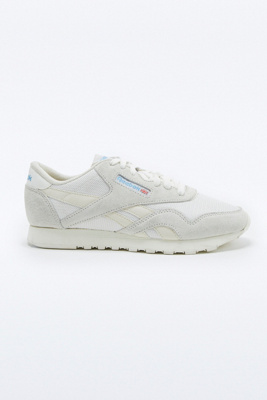 reebok classic white nylon vintage runner trainers