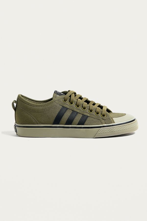 adidas Nizza Green Trainers | Urban Outfitters UK