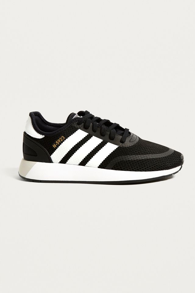 adidas Iniki Black Suede Trainers | Urban Outfitters UK