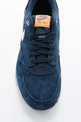 nike air max 1 trainers in navy