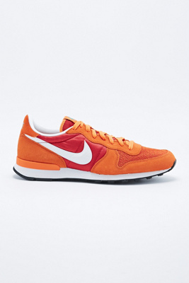 nike red internationalist trainers