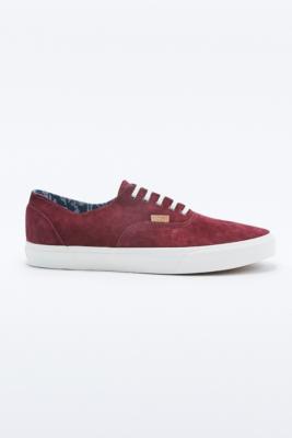 vans bordeaux daim