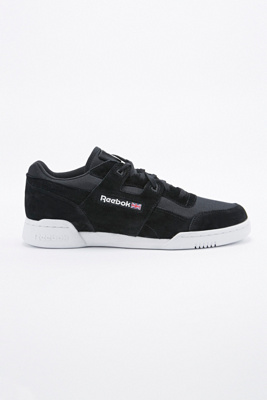 reebok workout plus trainers in black cordura