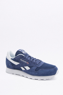 reebok classic navy suede