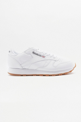 reebok classic white leather trainers