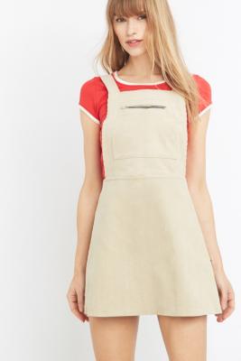 cream pinafore