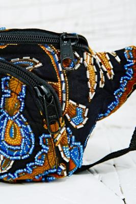 beaded bum bag