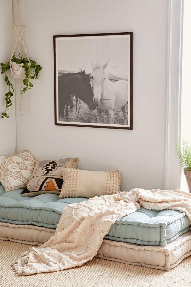 Rohini Daybed Tufted Cushion Urban Outfitters UK