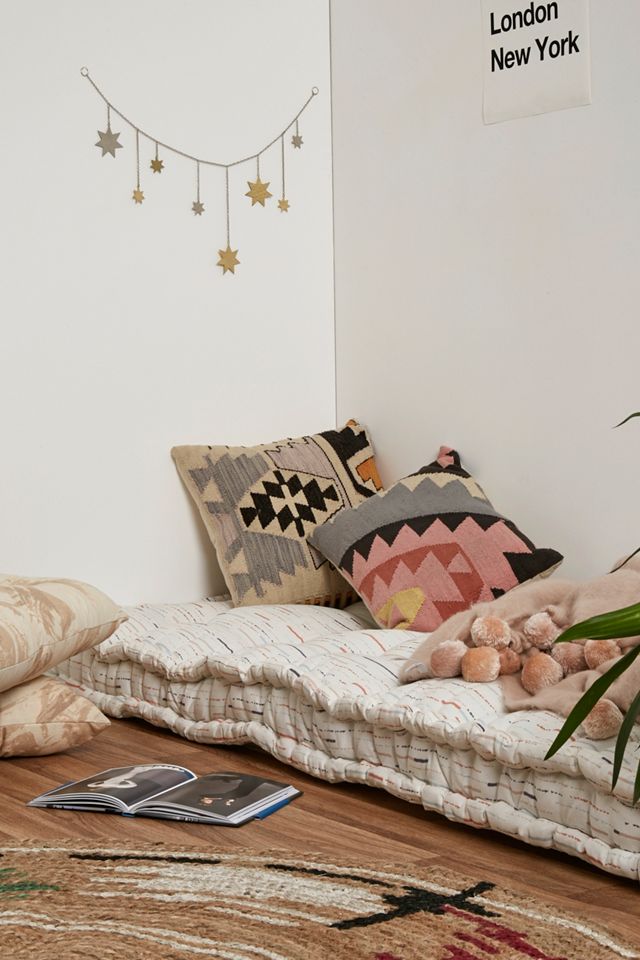 Rohini Minimal Printed Daybed Cushion Urban Outfitters UK