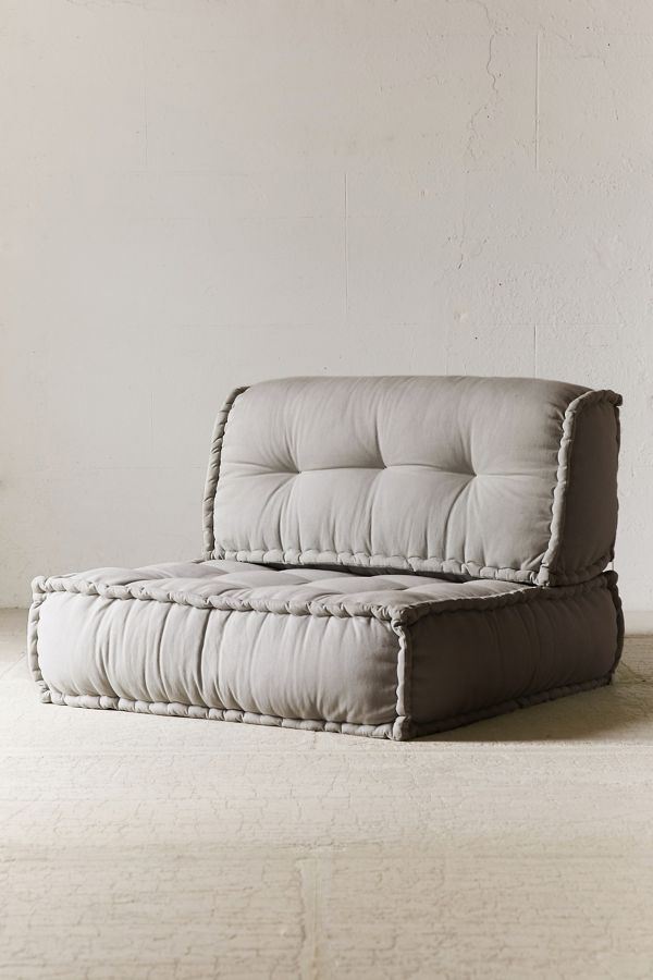 Reema Grey Floor Cushion Urban Outfitters UK