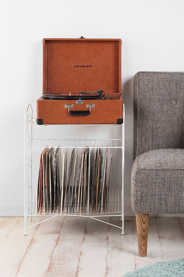 White Record Stand Urban Outfitters De